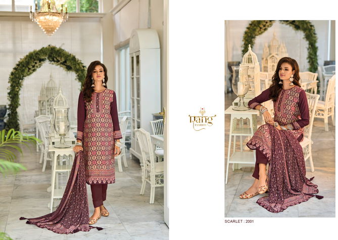 Scarlet By Rang Muslin Printed Dress Material Wholesale Shop In Surat